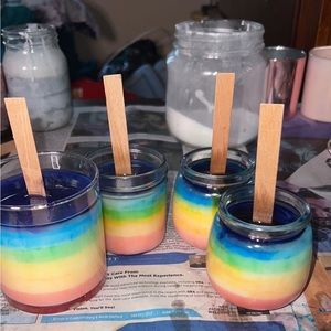 Handmade scented candles